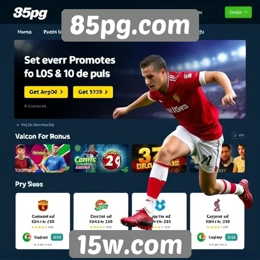 Promoções e bônus atraentes no site 85pg.com