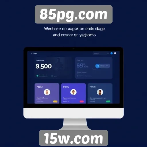 Plataforma 85pg.com se destaca pela interface amigável